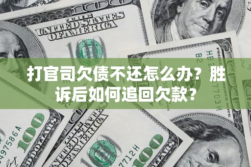北京打官司欠债不还怎么办？胜诉后如何追回欠款？