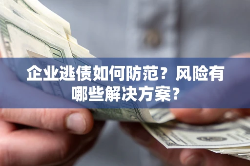 北京企业逃债如何防范？风险有哪些解决方案？