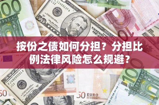 北京按份之债如何分担？分担比例法律风险怎么规避？