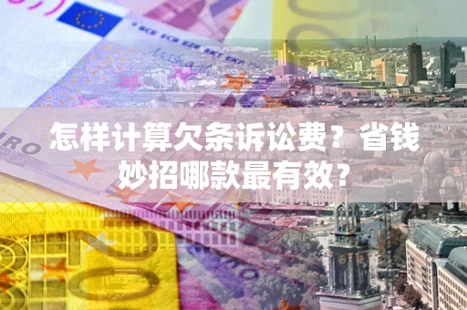 北京怎样计算欠条诉讼费？省钱妙招哪款最有效？