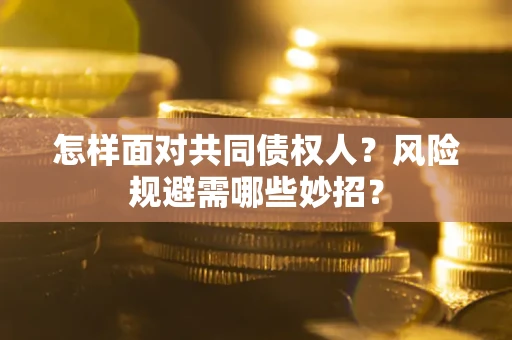 北京怎样面对共同债权人？风险规避需哪些妙招？