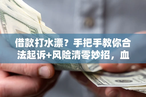 北京借款打水漂？手把手教你合法起诉+风险清零妙招，血泪教训换来的干货！