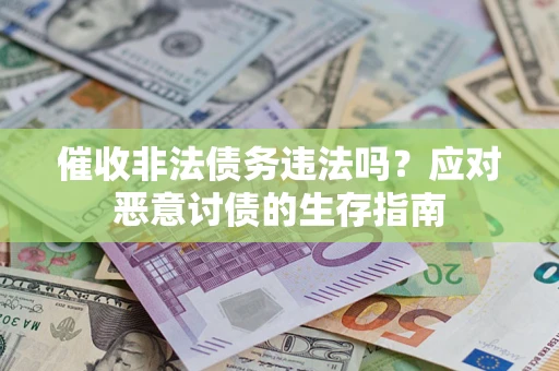 北京催收非法债务违法吗？应对恶意讨债的生存指南