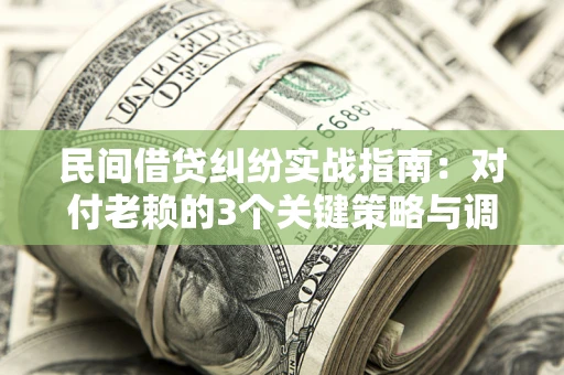 北京民间借贷纠纷实战指南：对付老赖的3个关键策略与调解盲区解析