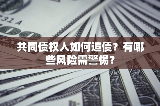 北京共同债权人如何追债？有哪些风险需警惕？