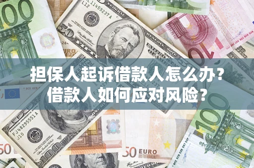 北京担保人起诉借款人怎么办？借款人如何应对风险？