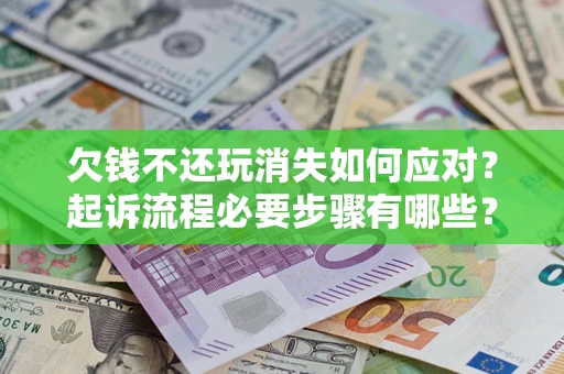 北京欠钱不还玩消失如何应对？起诉流程必要步骤有哪些？