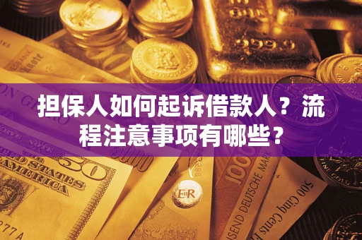 北京担保人如何起诉借款人？流程注意事项有哪些？